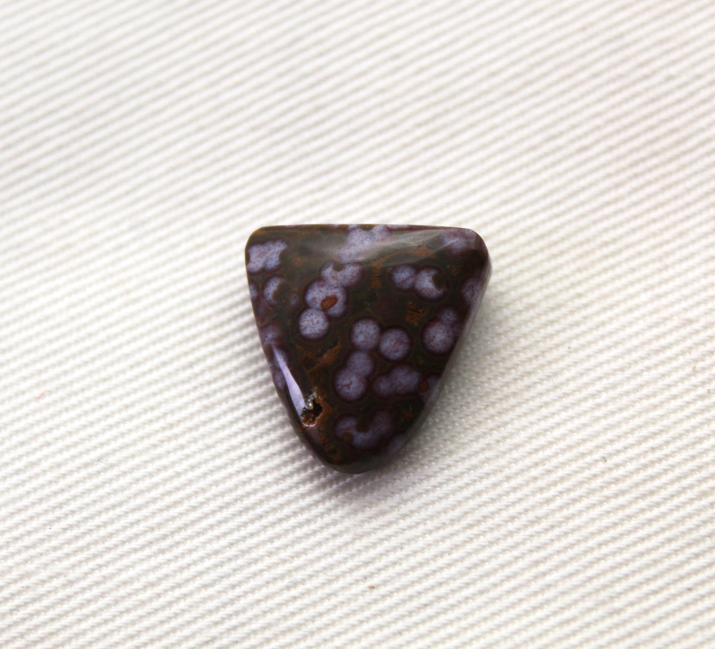 Small Arda Jasper Cabochon freeform cushion high dome