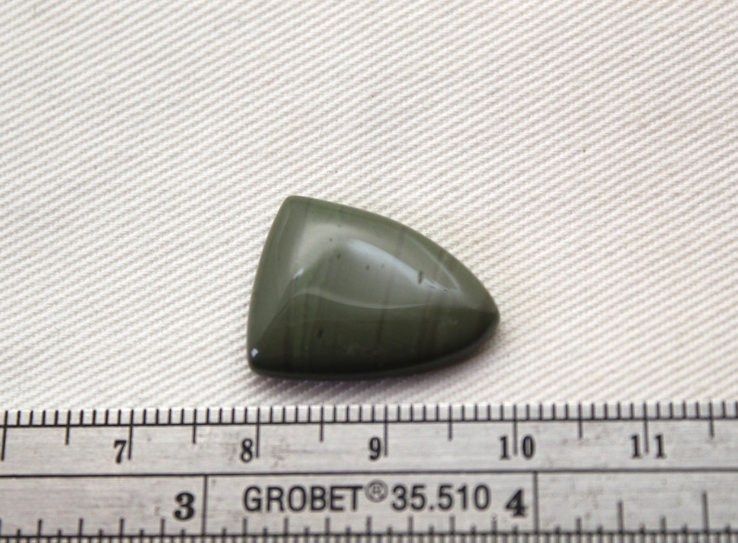 ONE Wild Horse Picture Jasper cabochons 15 x 20 MM Gemstone green - LAST ONE