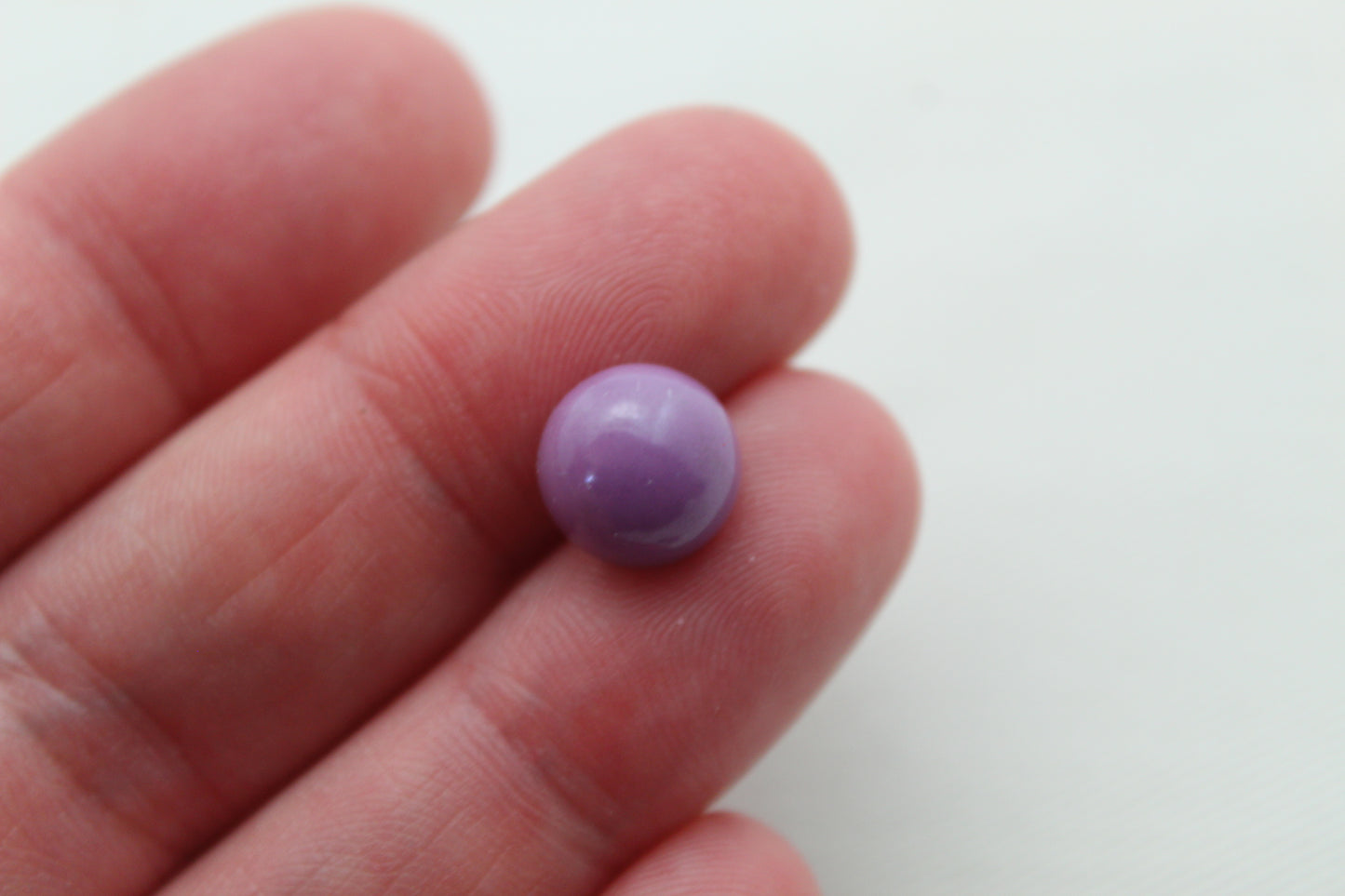 Lot of THREE round phosphosiderite Cabochons 10mm - LAST ONES
