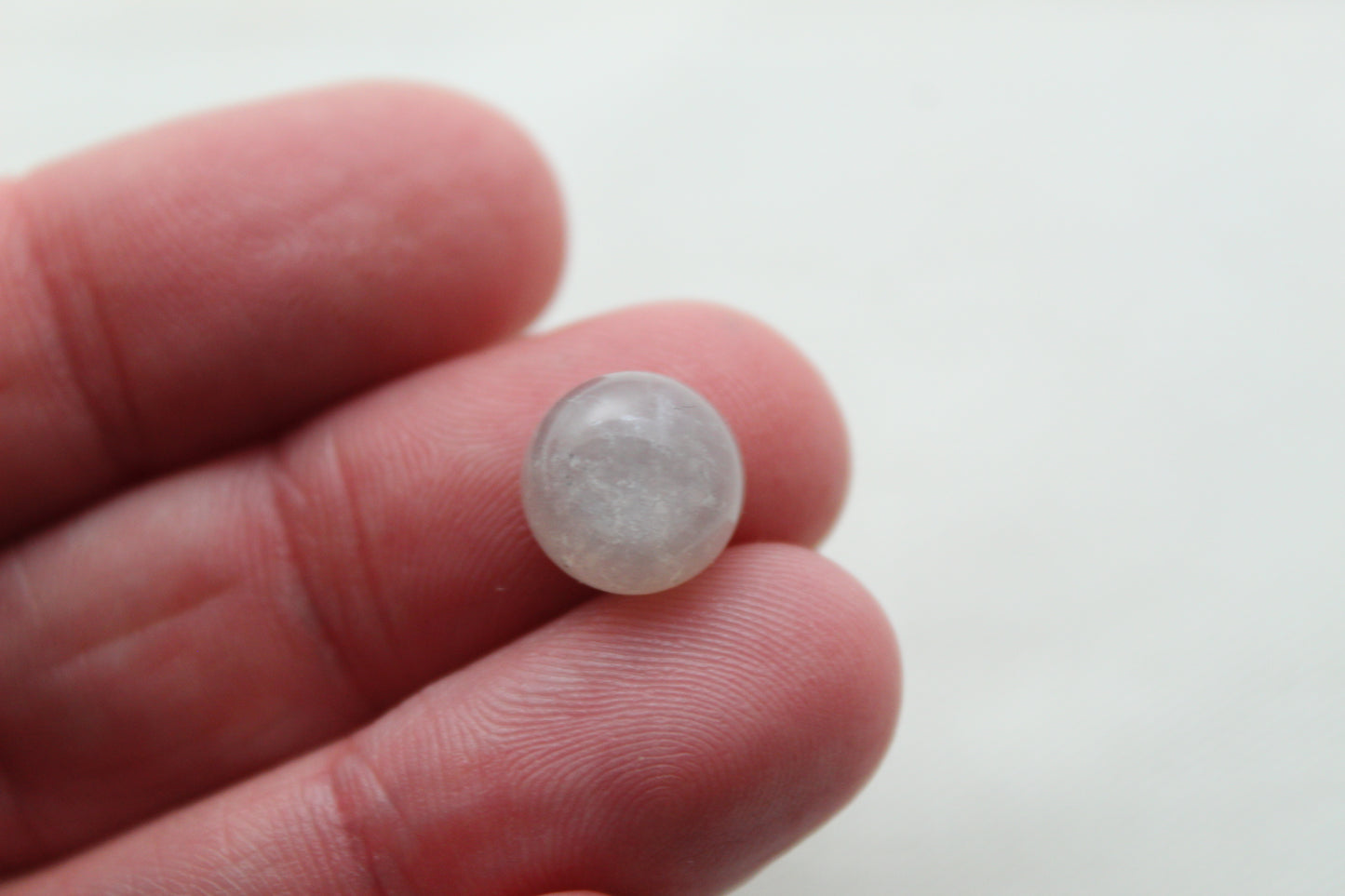 Paire de cabochons Pierre de Lune pêche 10 MM Pierres gemmes rondes