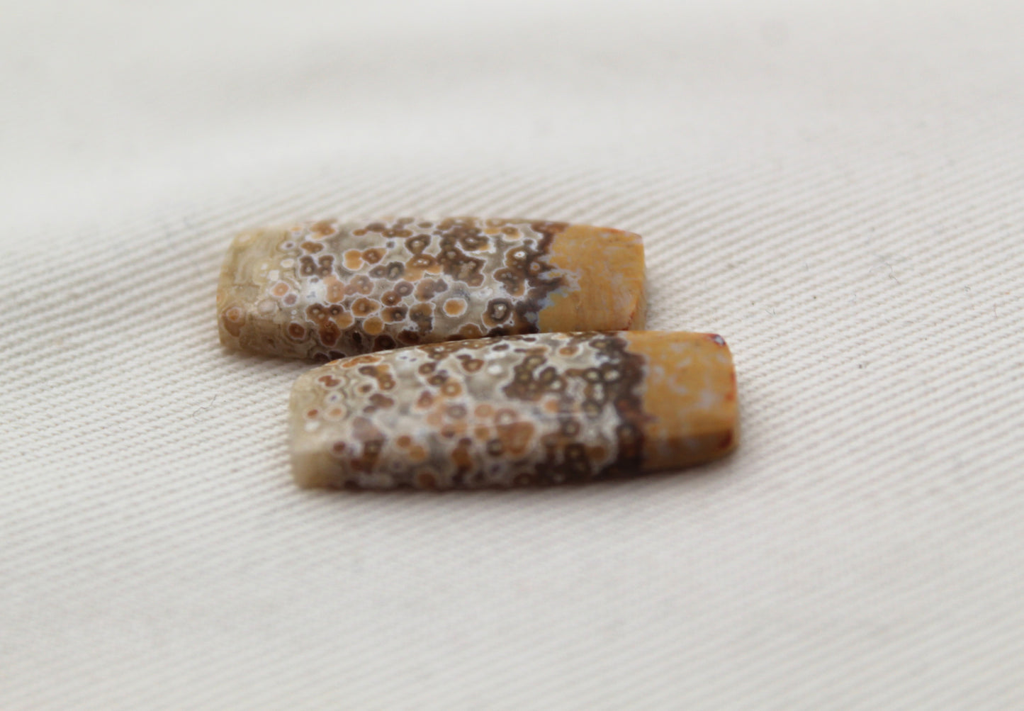 SMALL River Jasper Cabochon Pair Gemstone
