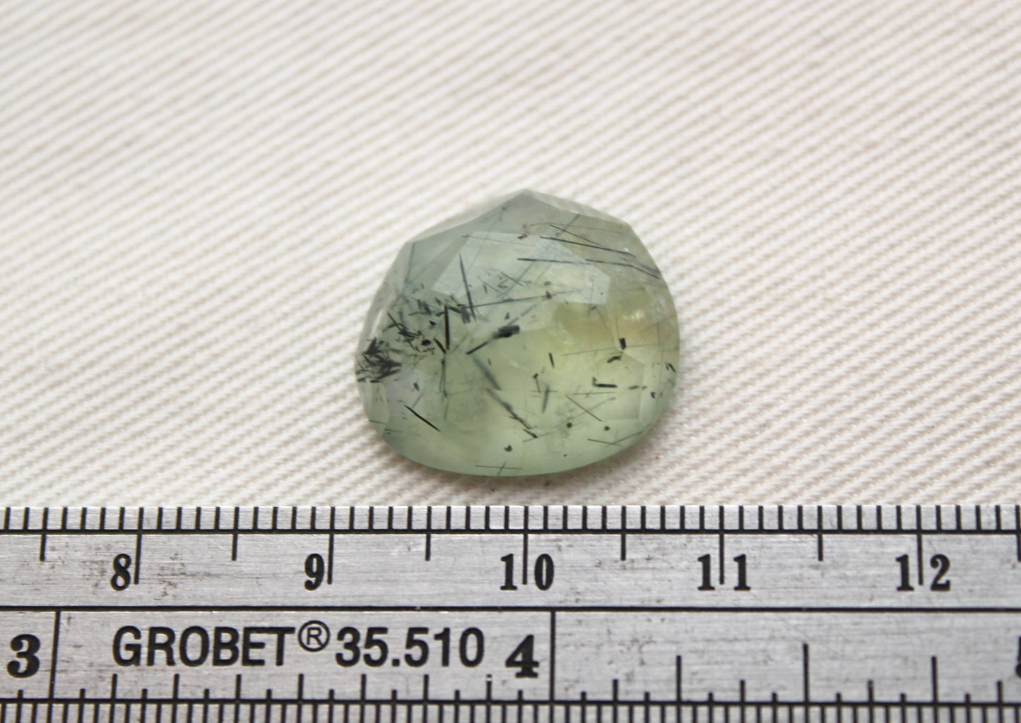 Prehnite rose cut Cabochon freeform Gemstone green