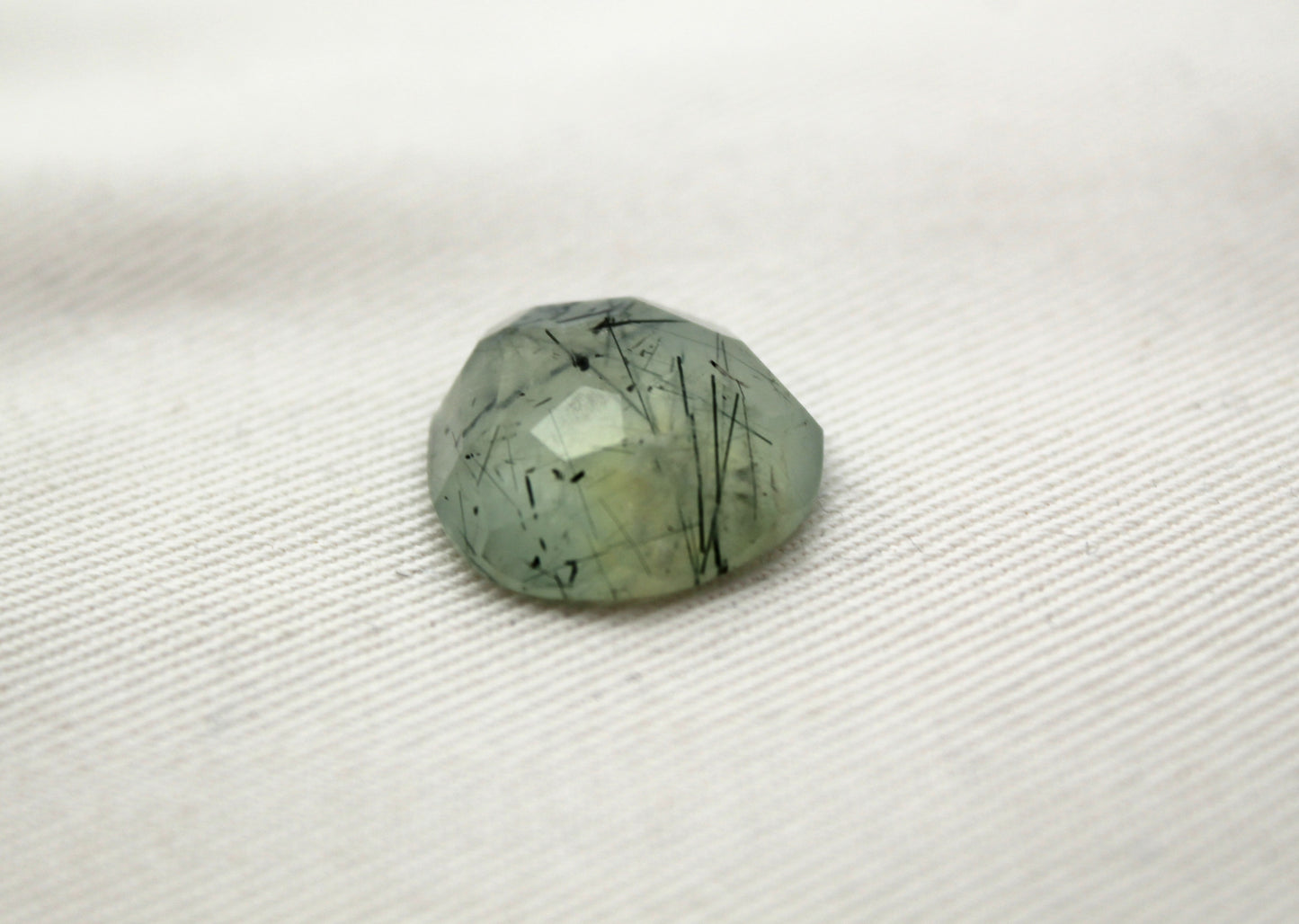 Prehnite rose cut Cabochon freeform Gemstone green