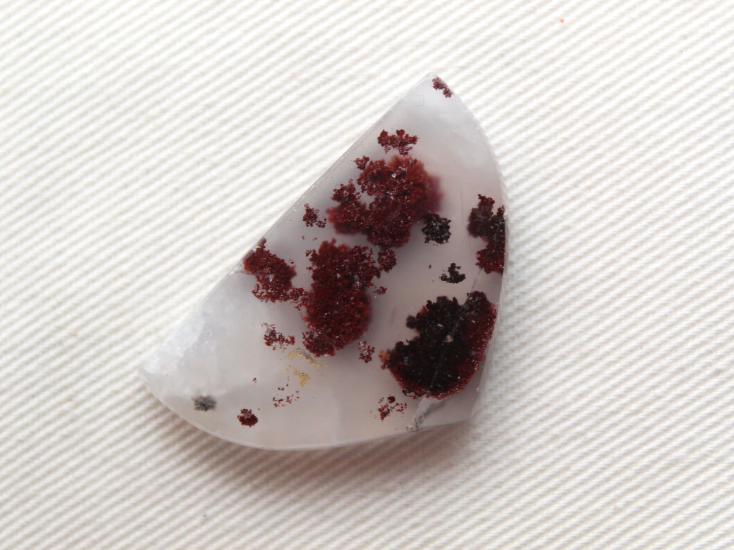 Red Moss Agate Freeform Cabochon Gemstone natural