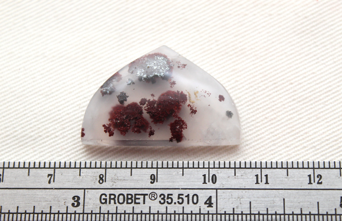Red Moss Agate Freeform Cabochon Gemstone natural