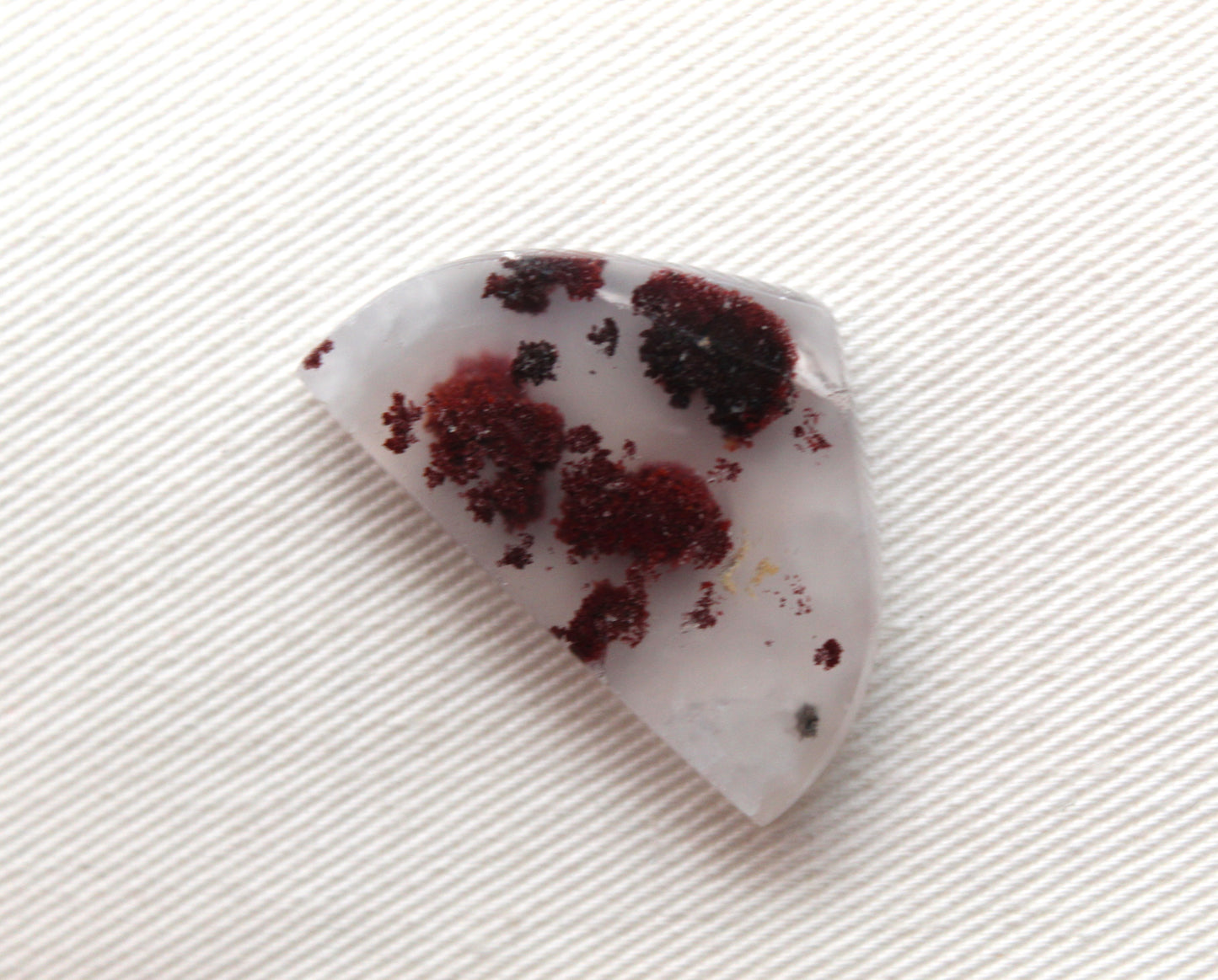 Red Moss Agate Freeform Cabochon Gemstone natural