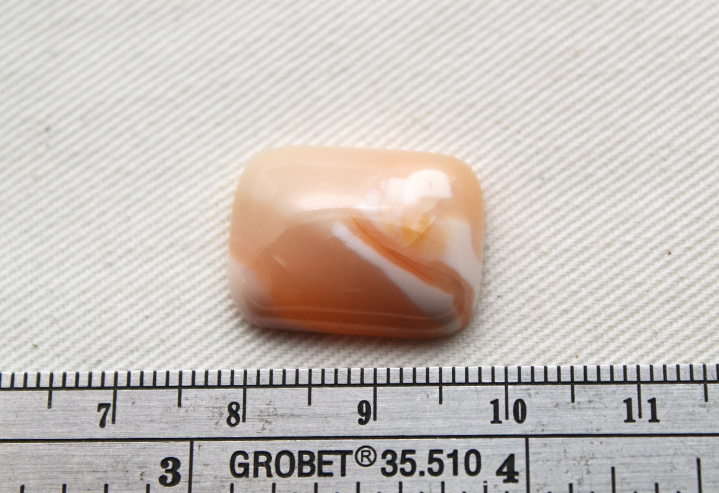 Mexican Opal Cabochon rectangle orange 15X20MM