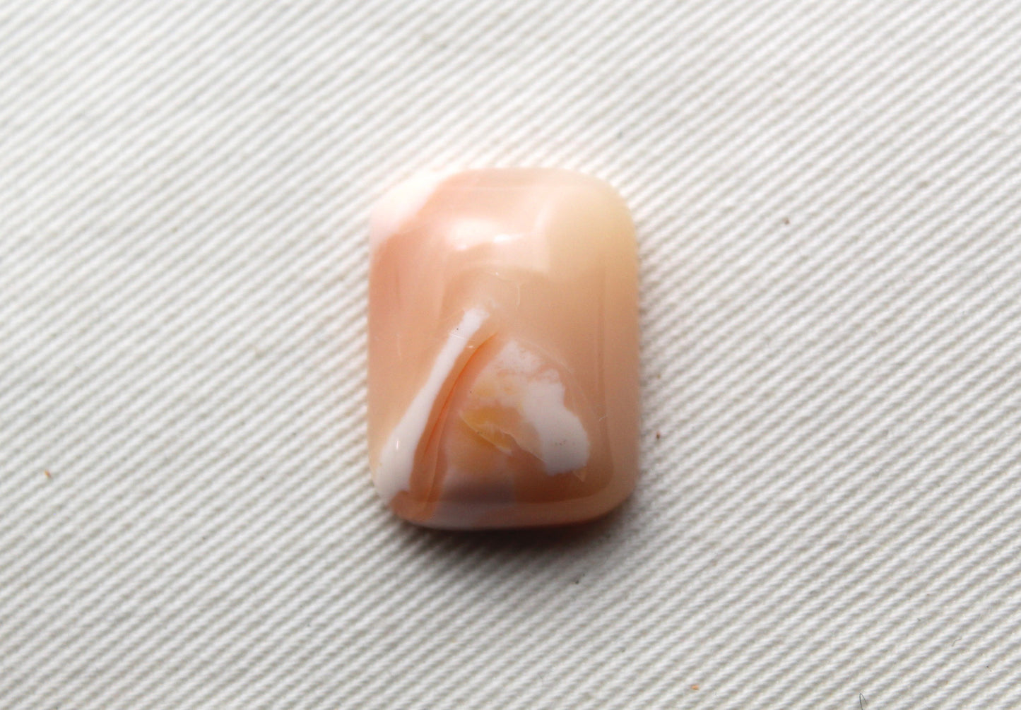 Mexican Opal Cabochon rectangle orange 15X20MM