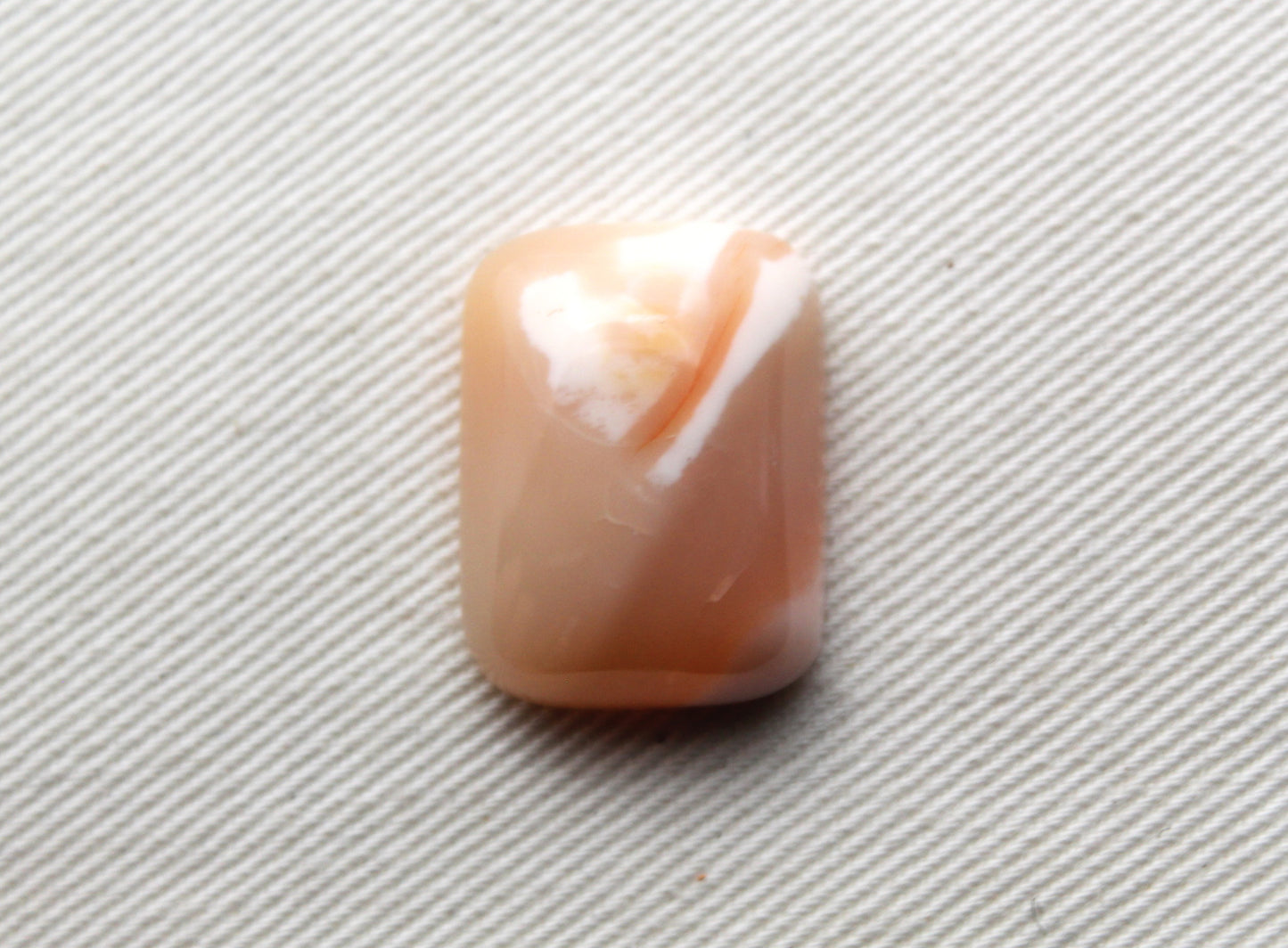 Mexican Opal Cabochon rectangle orange 15X20MM