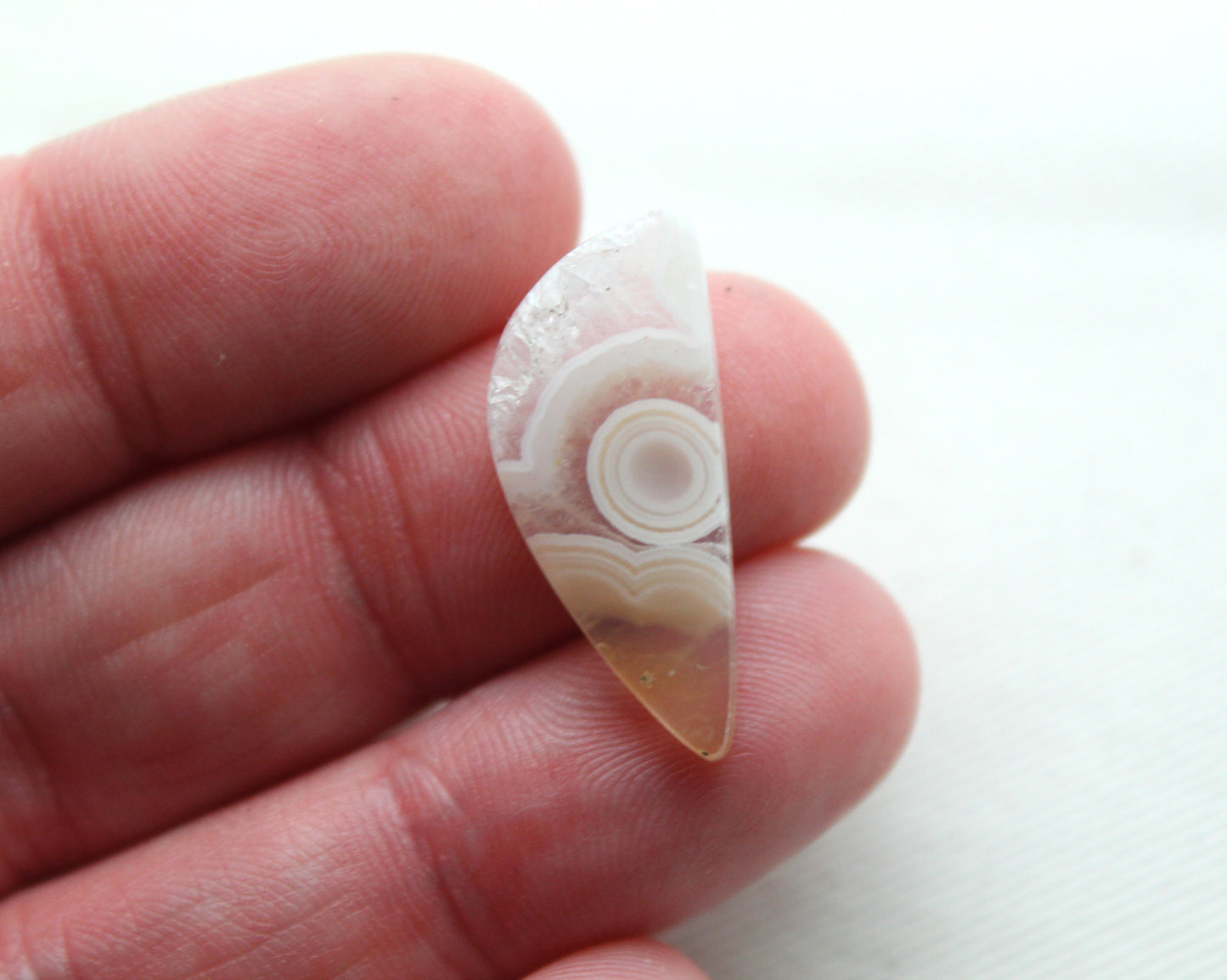 NICE Orbicular Agate Cabochons Pair Gemstone natural