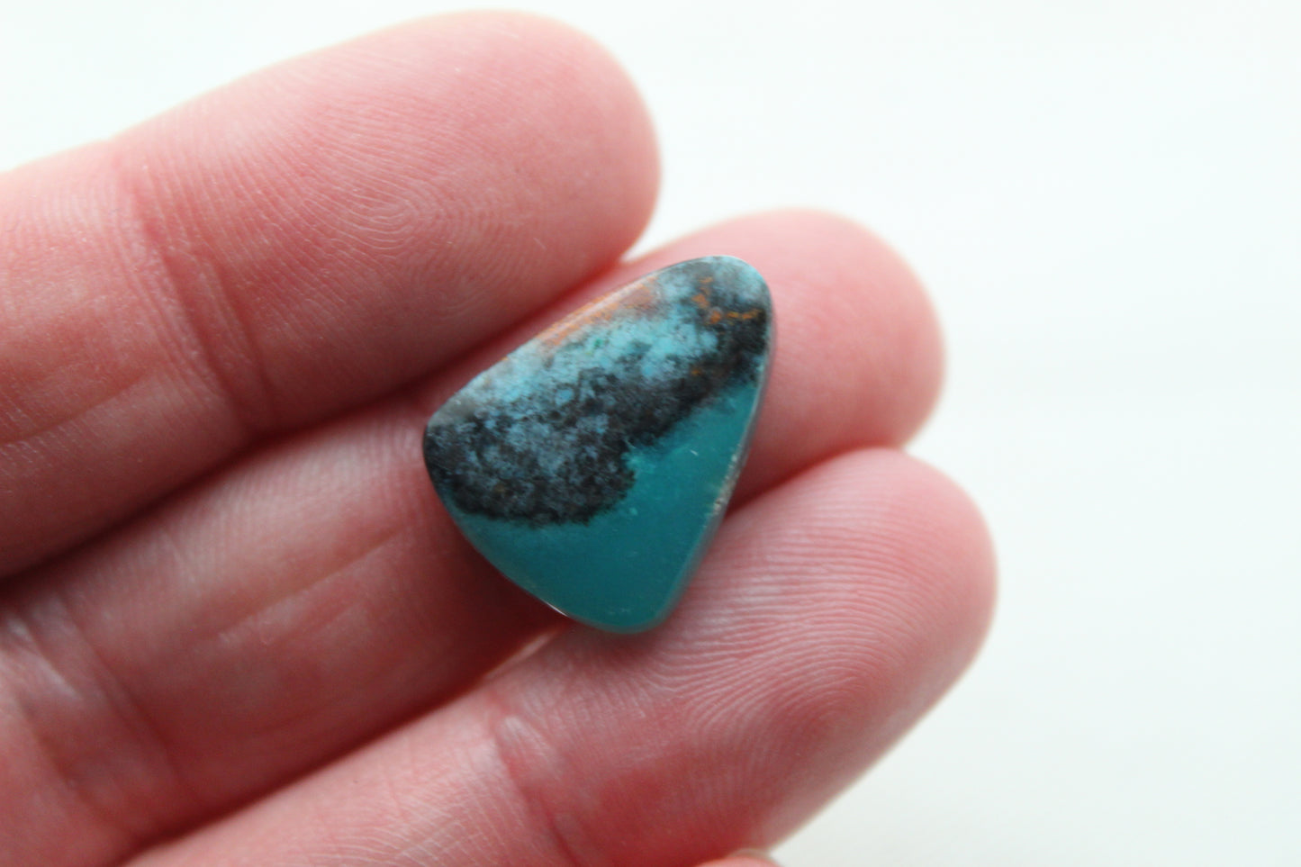 Small Chrysocolla Cabochon Blue Gemstone