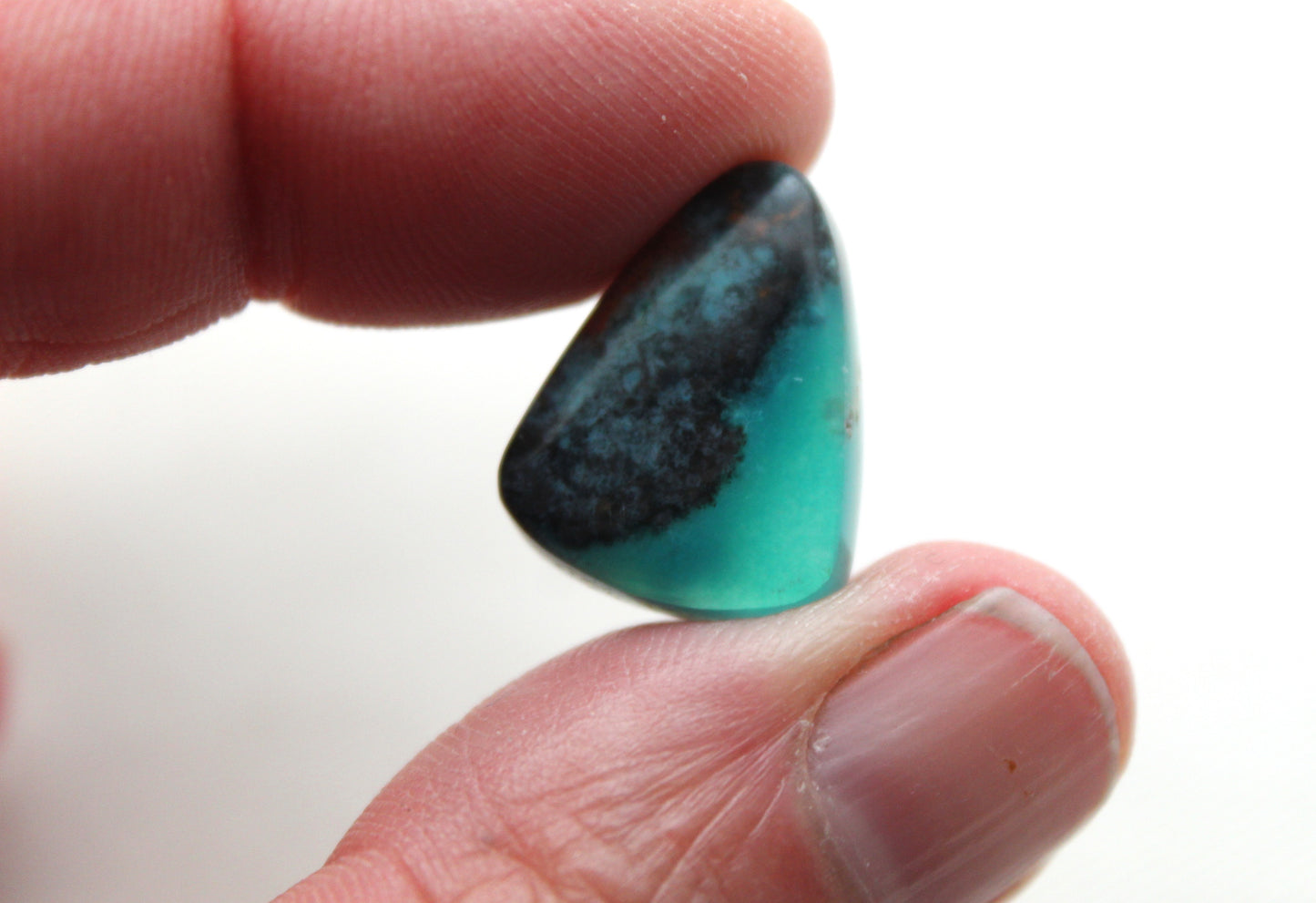 Small Chrysocolla Cabochon Blue Gemstone