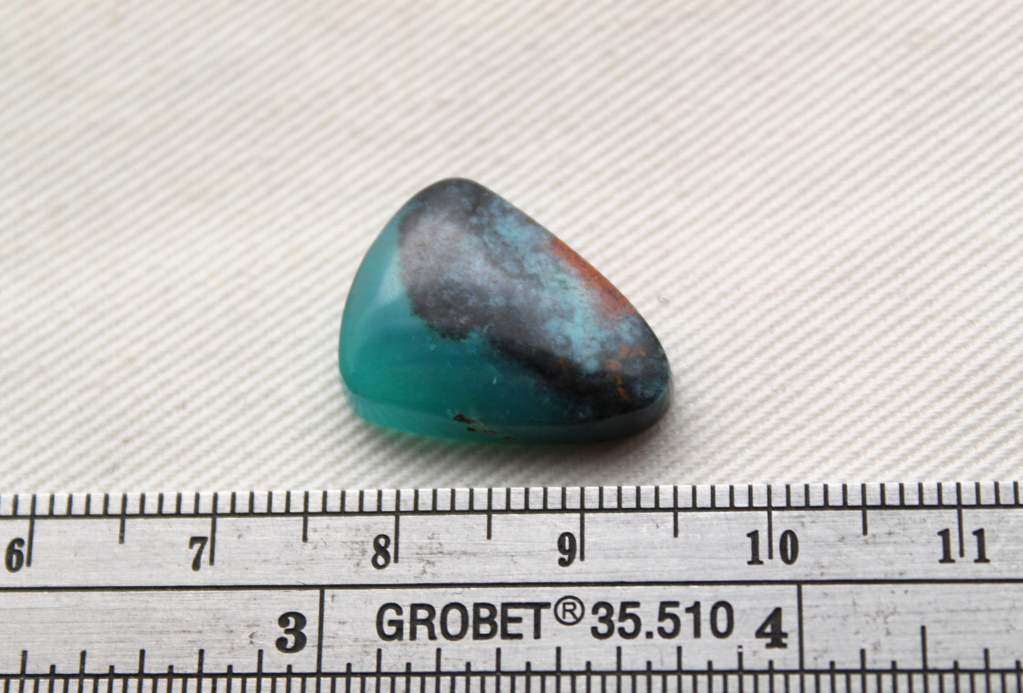 Small Chrysocolla Cabochon Blue Gemstone