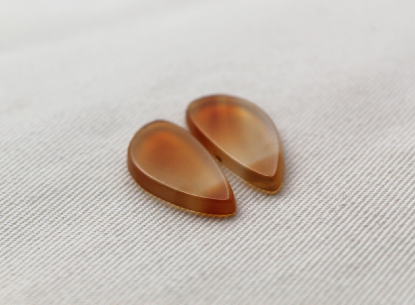 Small Brazilian Agate Cabochon Pair Gemstone