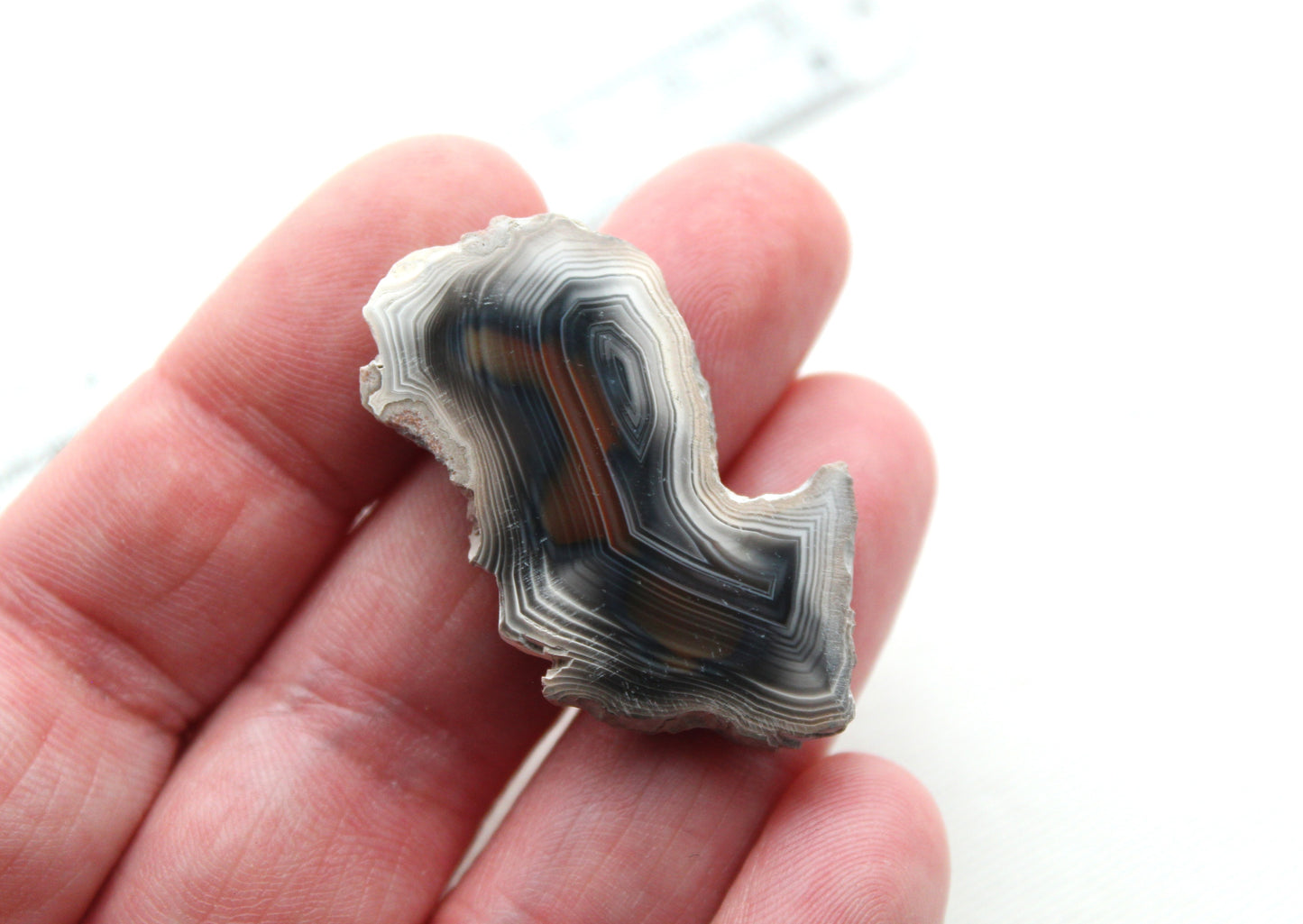 Sliced Agate Gemstone freeform natural
