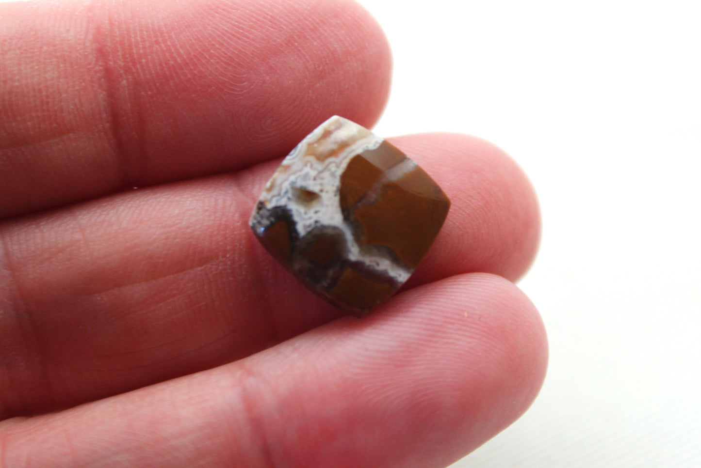 Small Brecciated Jasper cabochons Gemstone pair cushion