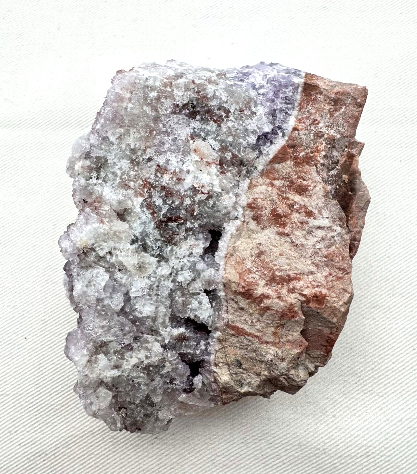 Canadian Amethyst gemstone Specimen rough red purple crystal