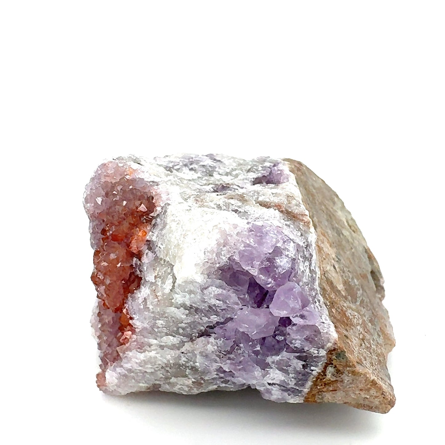 Canadian Amethyst gemstone Specimen rough red purple crystal