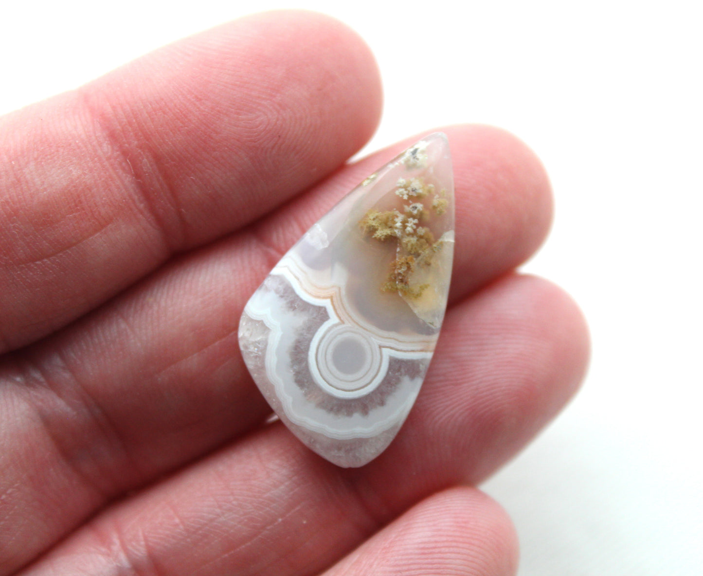 Small Orbicular Agate Cabochon Gemstone natural Freeform