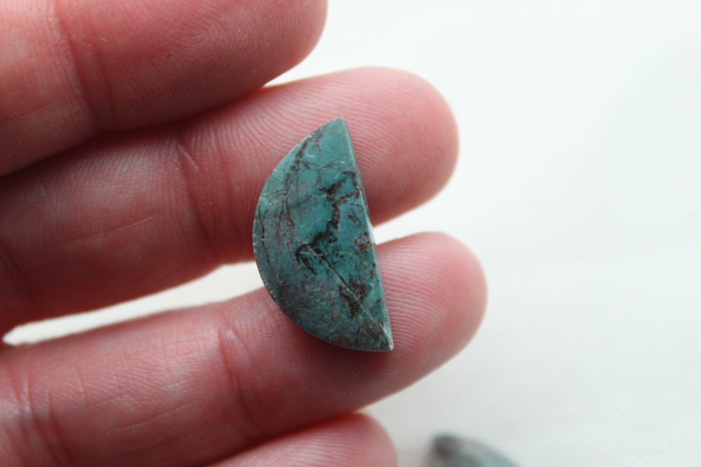 Small Neela Terra Jasper Cabochon Pair Gemstone Green