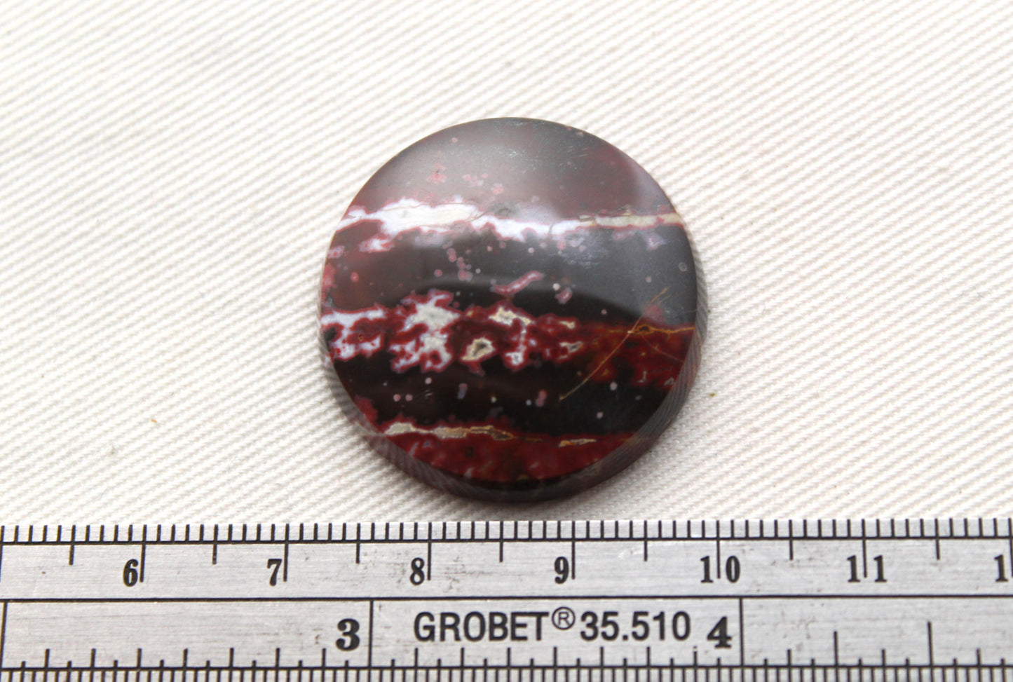 Large River Jasper Cabochon Gemstone red Round 28MM