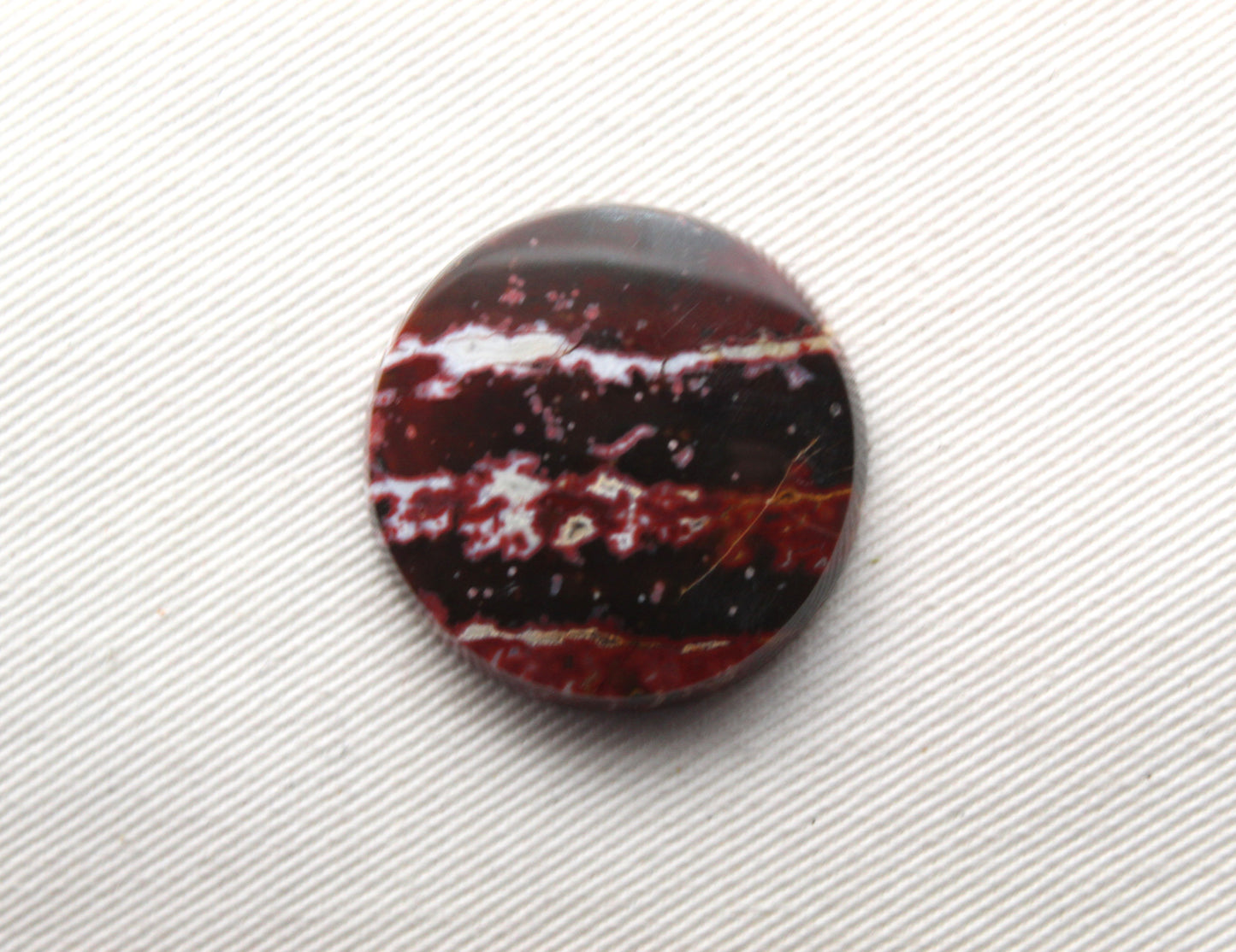 Large River Jasper Cabochon Gemstone red Round 28MM