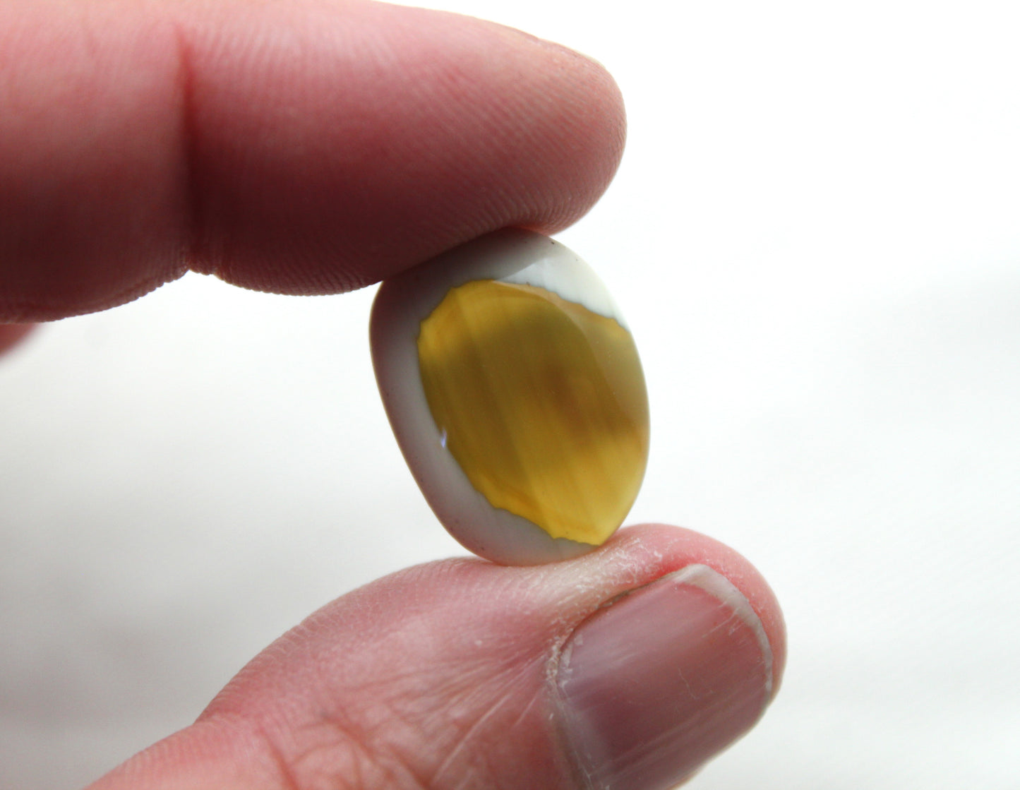 TWO Imperial Jasper cabochons Gemstones green