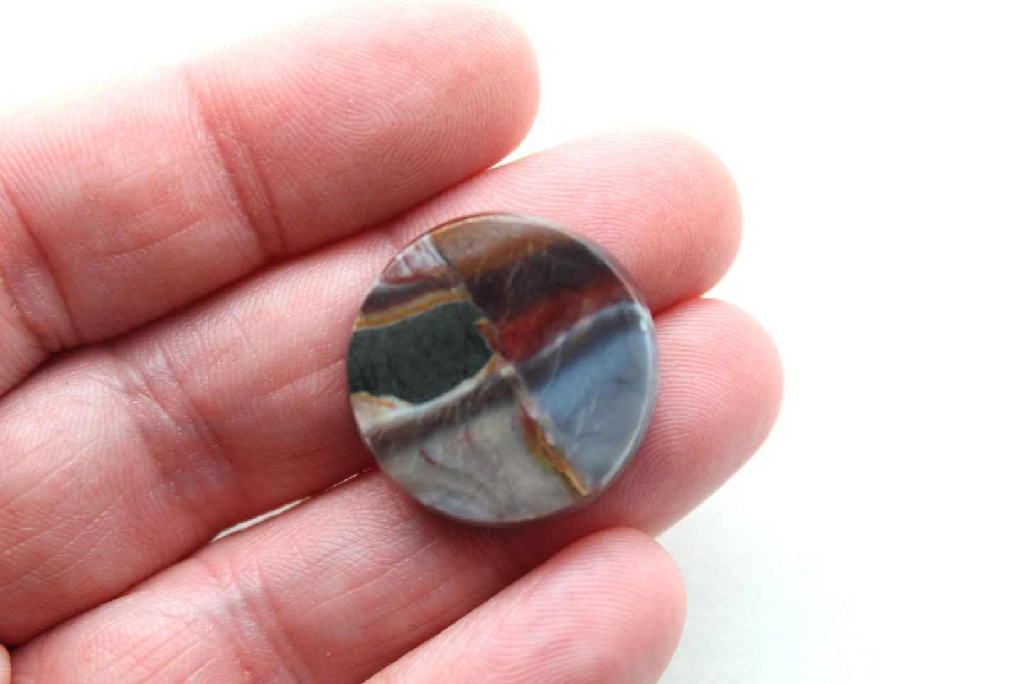 Multicolor Jasper Cabochons Gemstone round 23MM