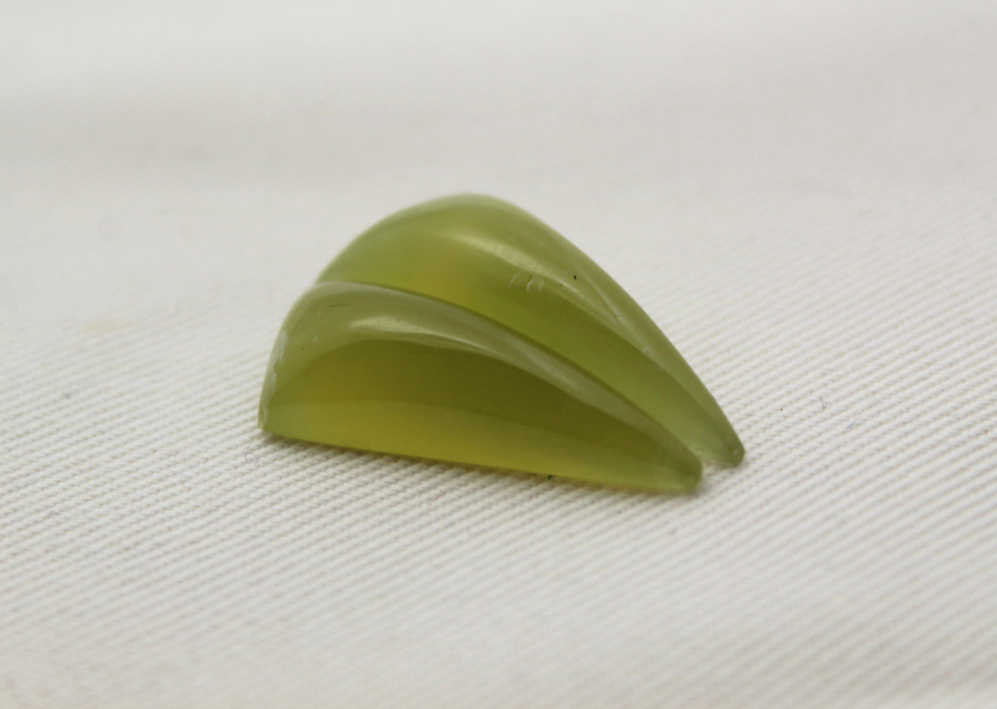 Vesuvianite Cabochon Pair Gemstone light green