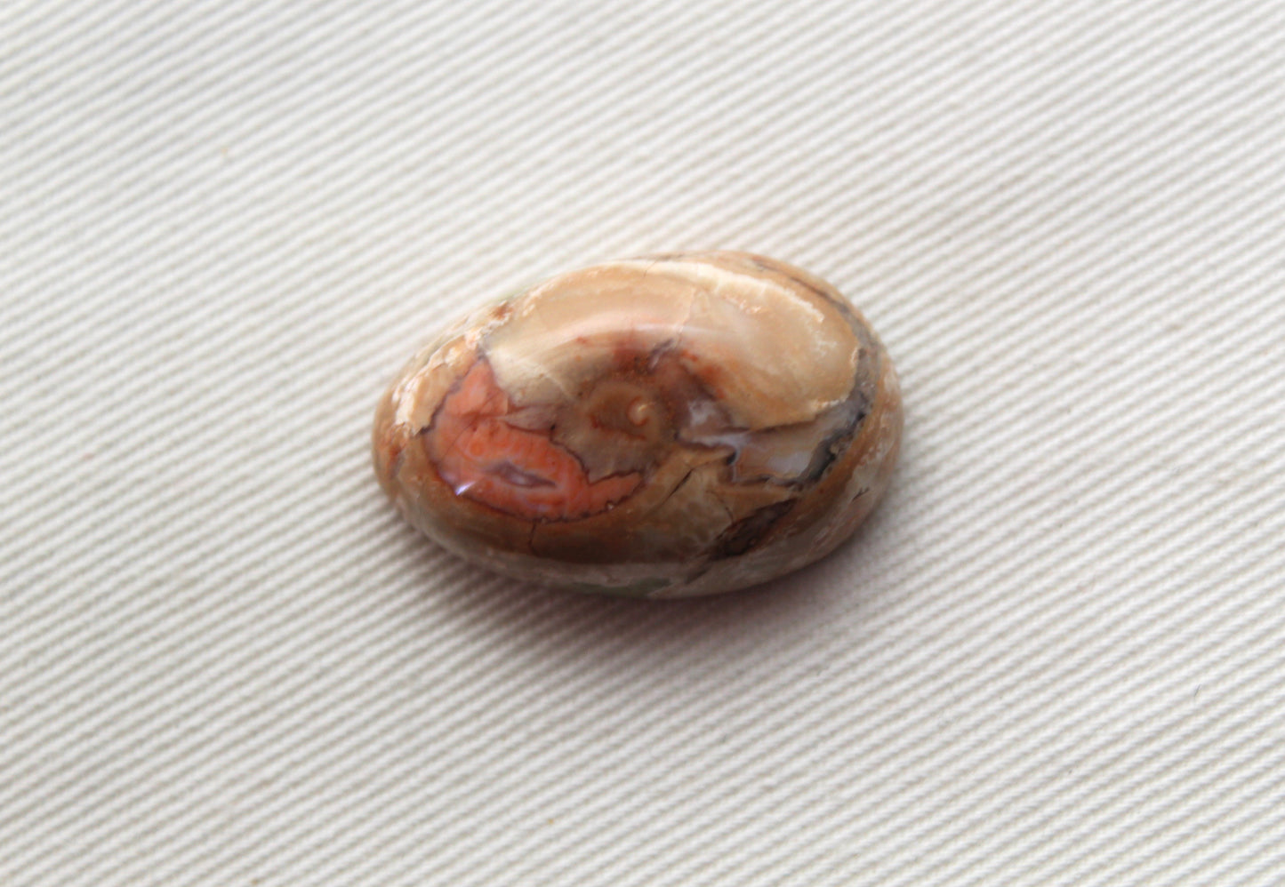 Natural Agate Cabochon Gemstone beige freeform