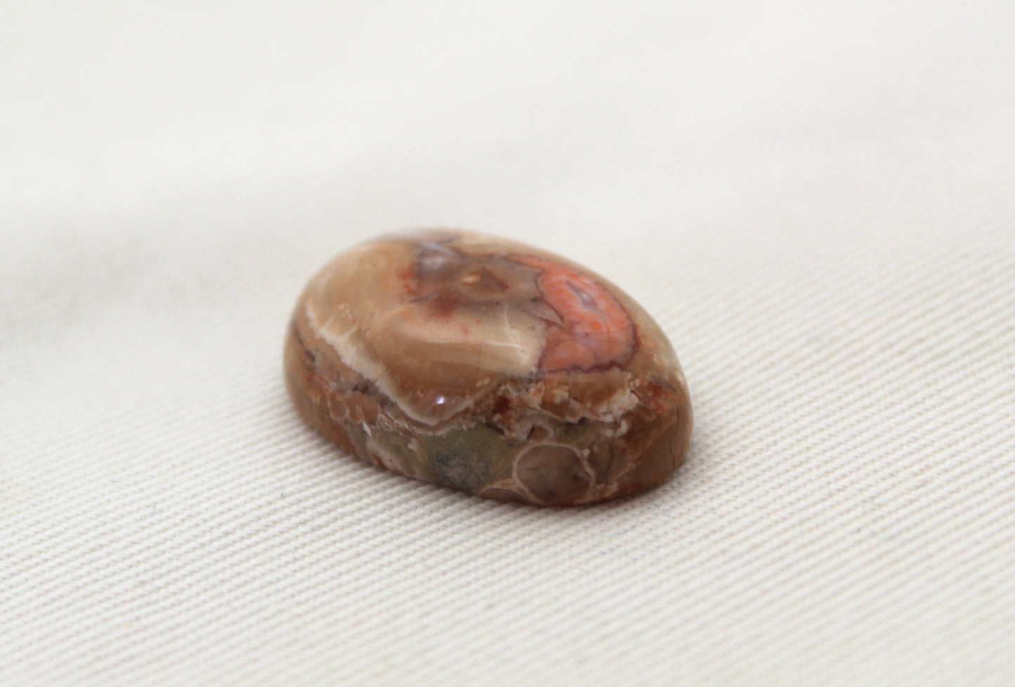 Natural Agate Cabochon Gemstone beige freeform