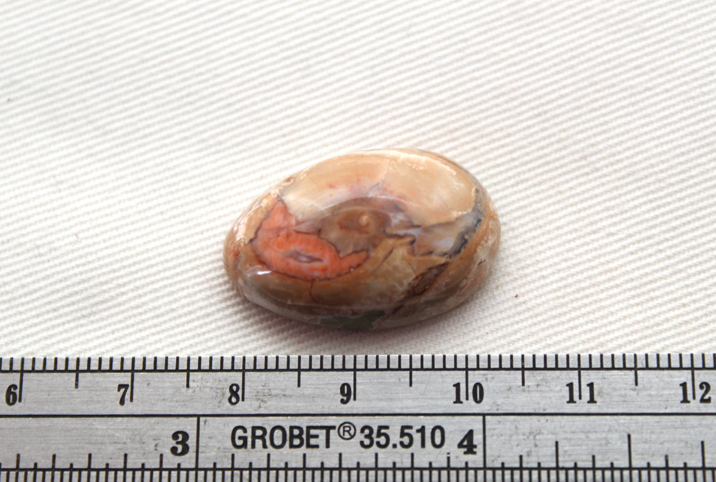 Natural Agate Cabochon Gemstone beige freeform