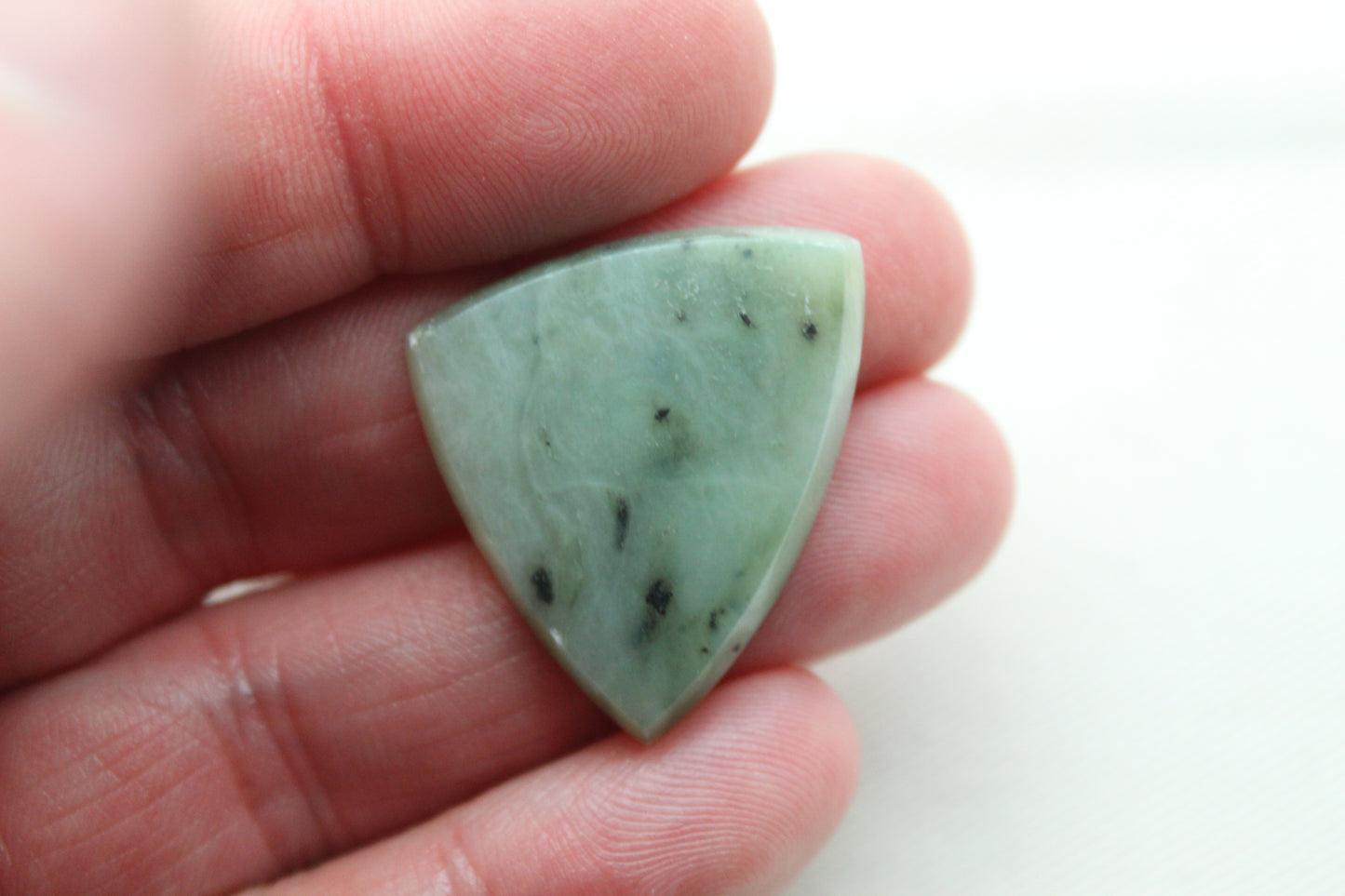 Nephrite Jade Cabochon Gemstone moss green