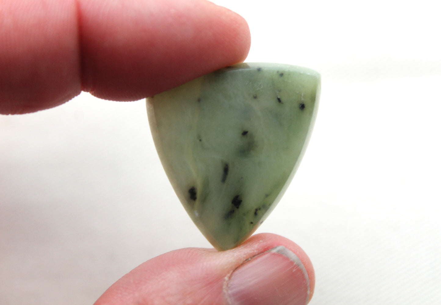 Nephrite Jade Cabochon Gemstone moss green