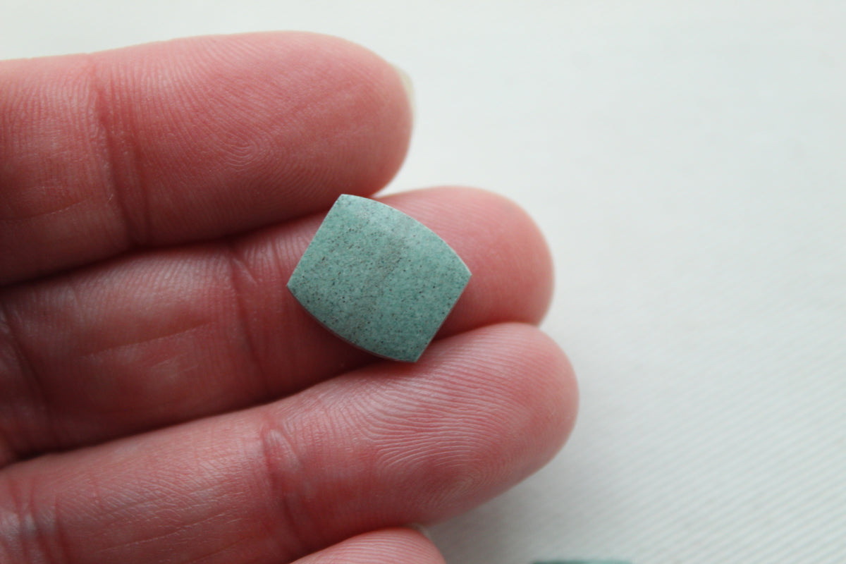Paire de Cabochons Jaspe Impérial Gris ovale
