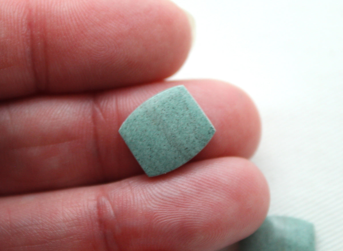 Paire de Cabochons Jaspe Impérial Gris ovale