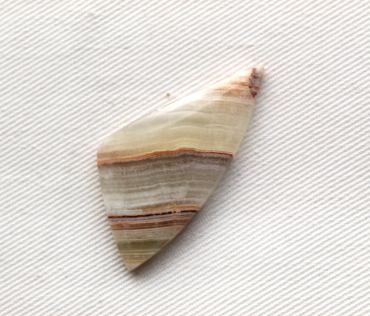 One Green onyx Cabochon Gemstone natural