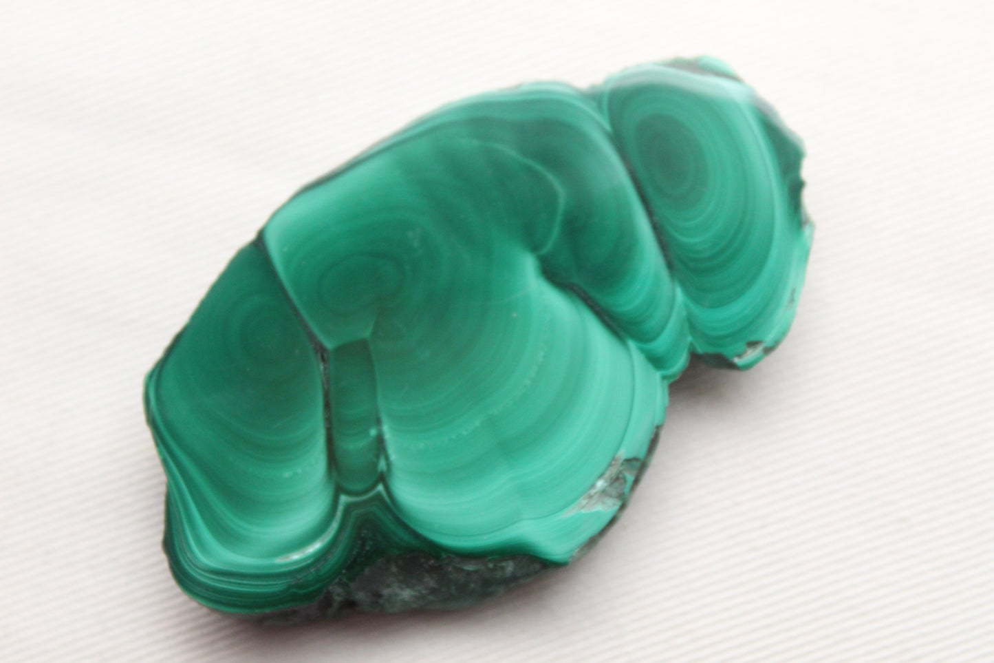 One Malachite Slice natural gemstone