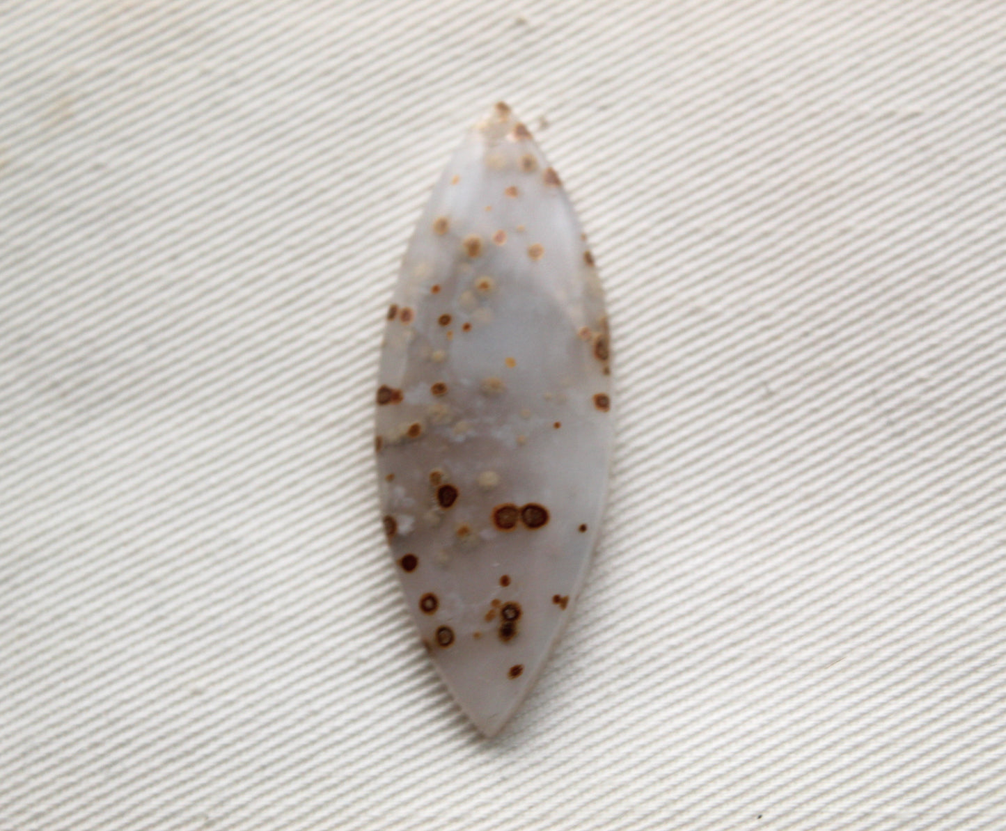 Polka Dot Agate Cabochon Gemstone Marquise