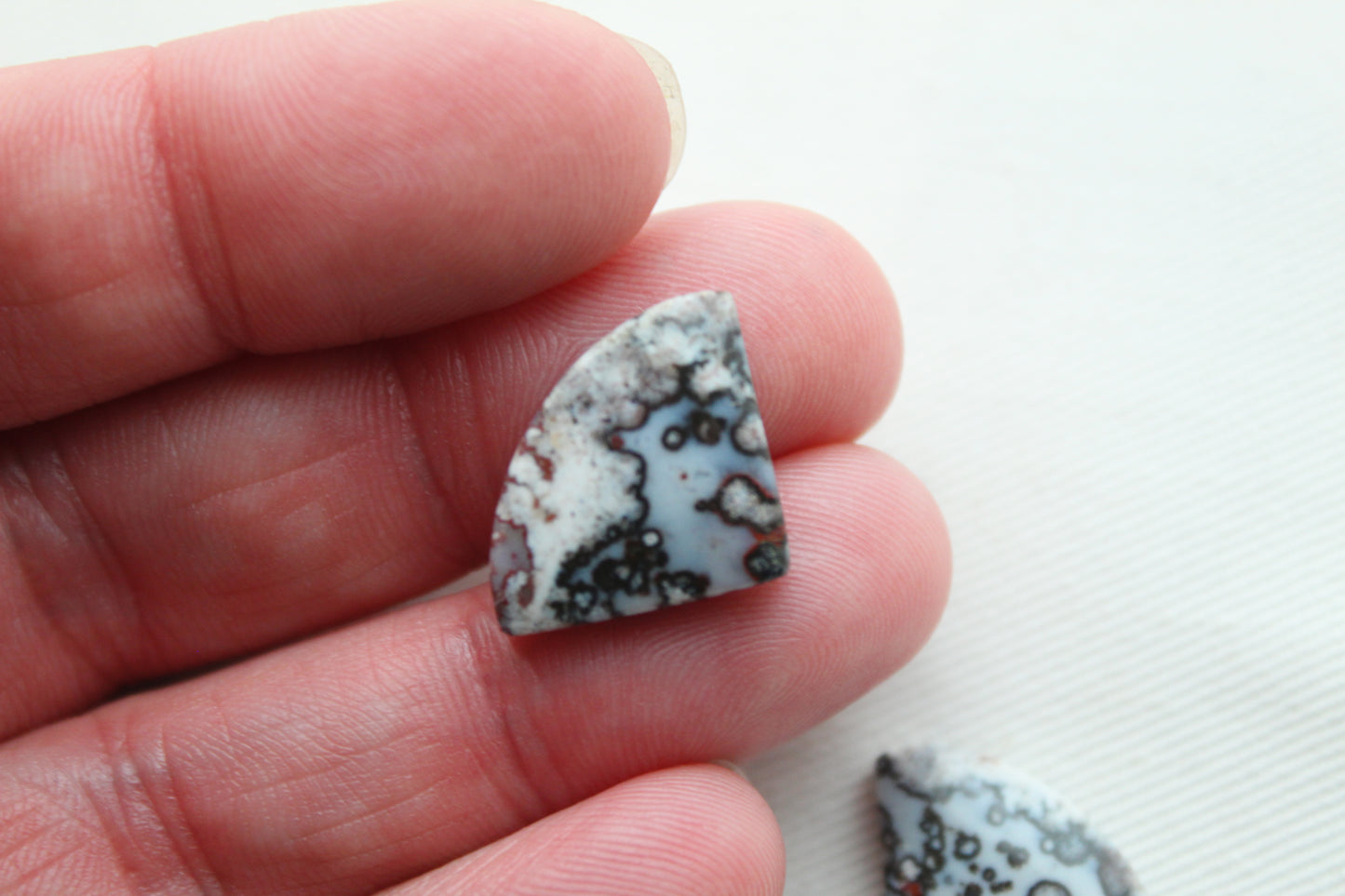 Small Purple River Jasper Cabochon Pair Gemstone