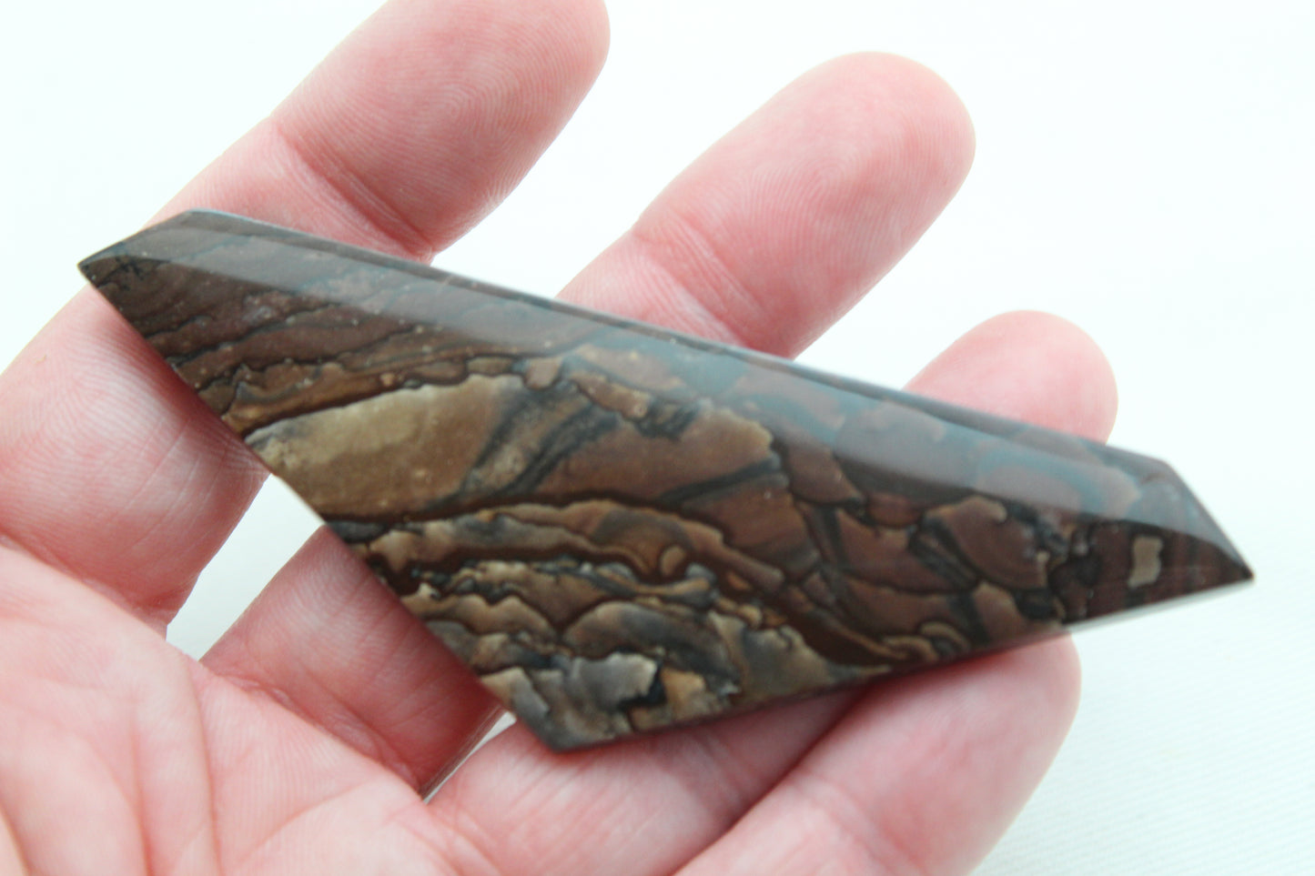 Deschutes Jasper Cabochon beige brown gemstone Large