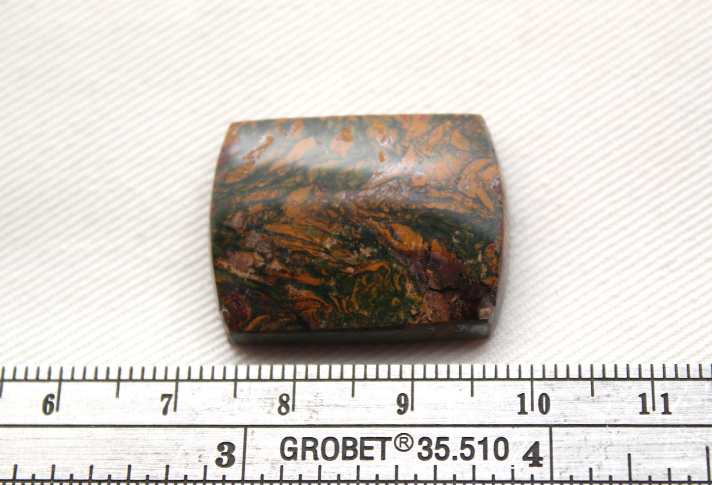 Fingerprint Jasper cabochon Gemstone rectangle
