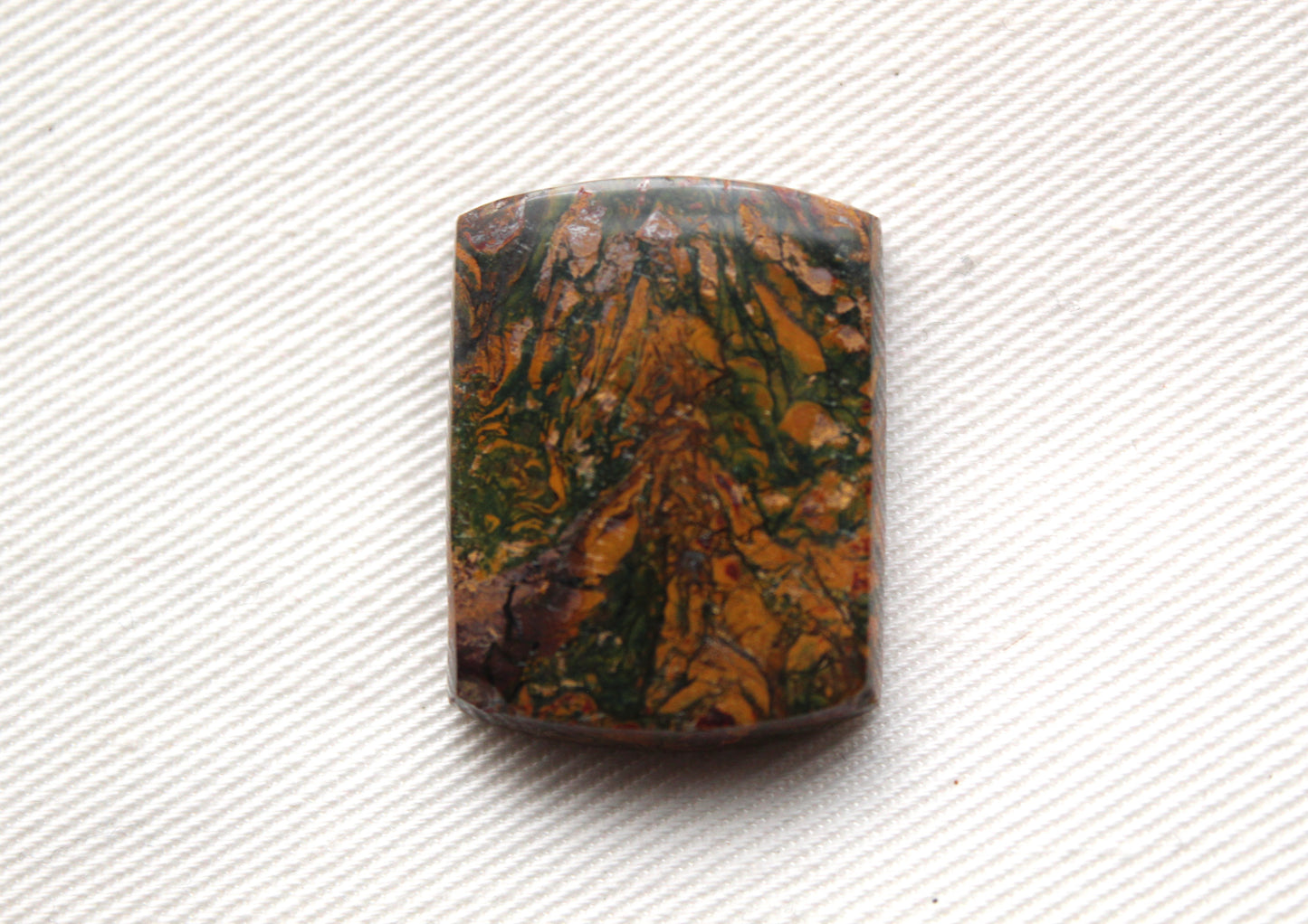 Fingerprint Jasper cabochon Gemstone rectangle