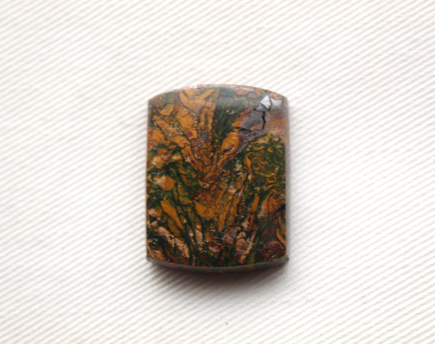 Fingerprint Jasper cabochon Gemstone rectangle