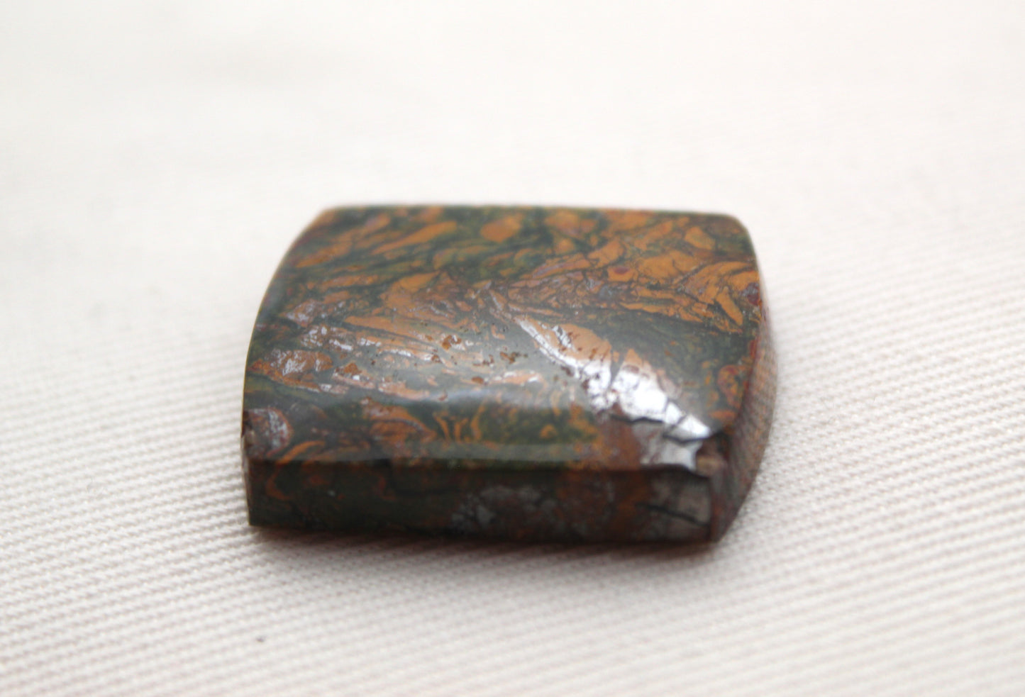 Fingerprint Jasper cabochon Gemstone rectangle
