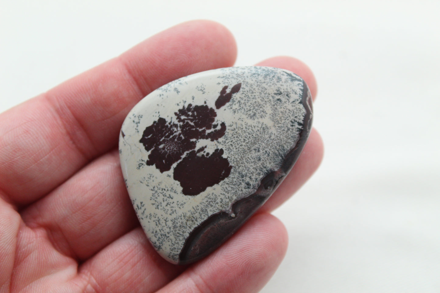 LARGE Dendritic Jasper Cabochon Gemstone freeform