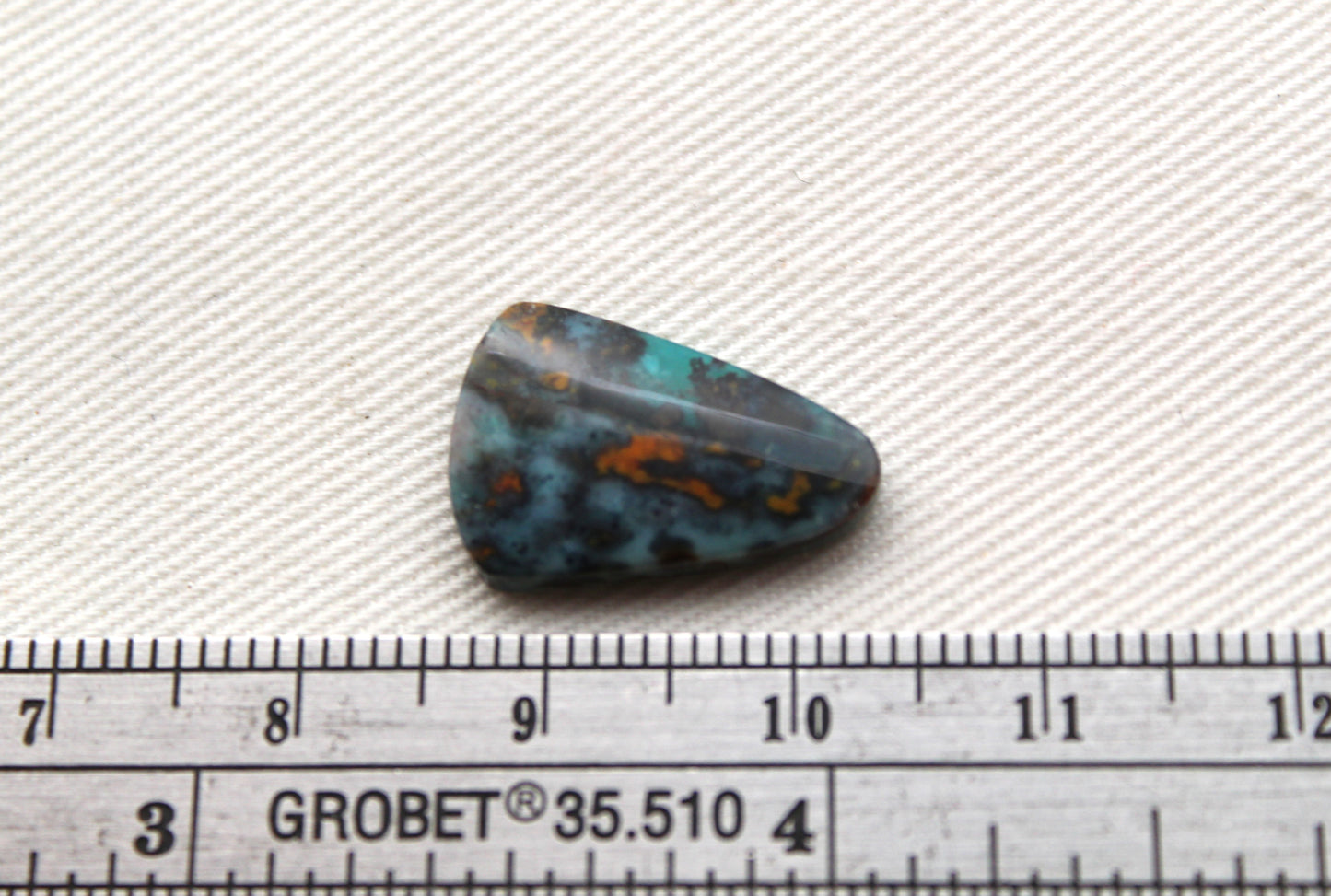 Small Chrysocolla Cabochon Blue Gemstone