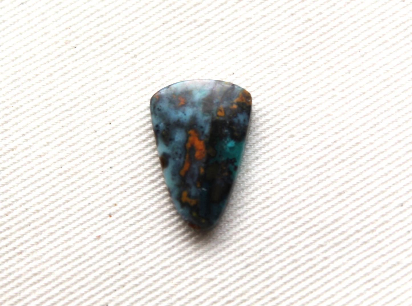 Small Chrysocolla Cabochon Blue Gemstone