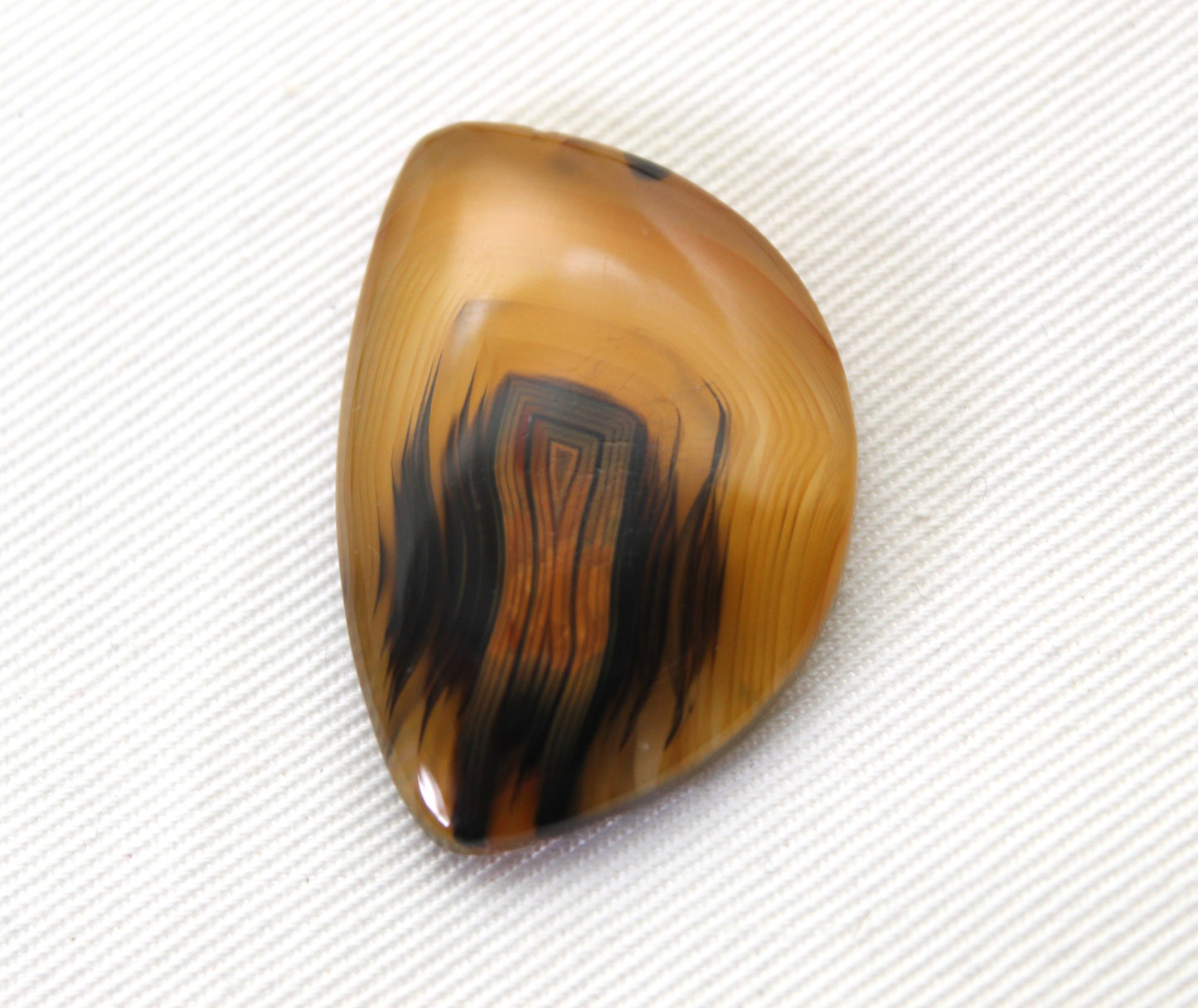 Sumatra Agate Cabochon Gemstone Yellow freeform