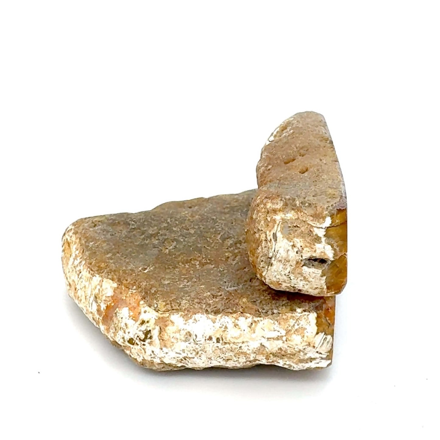 Indonesian banded Agate nodule polished